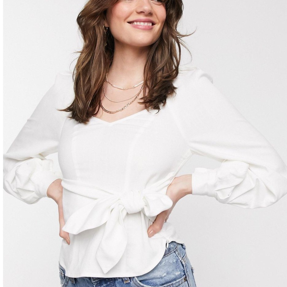 & Other Stories Tie Blouse - size 0